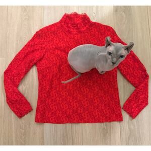 Red Lacy Longsleeve